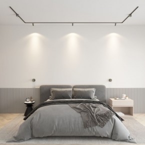 DK5072-DN Бра SHINE WALL со светодиодом, D104*H68, IP20, 3000К, 3W, RA?90, темный никель, алюминий в Кунгуре - kungur.mebel24.online | фото 4