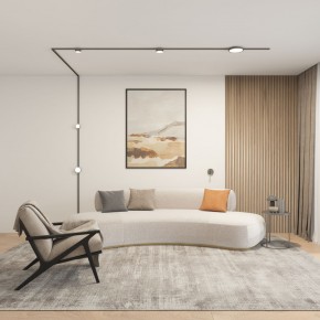 DK5072-DN Бра SHINE WALL со светодиодом, D104*H68, IP20, 3000К, 3W, RA?90, темный никель, алюминий в Кунгуре - kungur.mebel24.online | фото 5