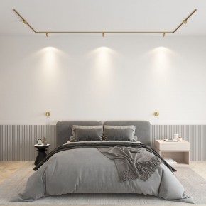 DK5072-SB Бра SHINE WALL со светодиодом, D104*H68, IP20, 3000К, 3W, RA?90, сатинированная латунь, алюминий в Кунгуре - kungur.mebel24.online | фото 4