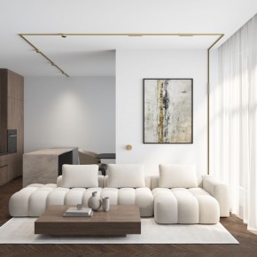 DK5072-SB Бра SHINE WALL со светодиодом, D104*H68, IP20, 3000К, 3W, RA?90, сатинированная латунь, алюминий в Кунгуре - kungur.mebel24.online | фото 6