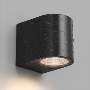 DK9790-BK Настенный уличный светильник NARVIK, IP44, GU10 LED, до 15 Вт, черный, алюминий в Кунгуре - kungur.mebel24.online | фото 3