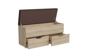 ФЛИНТ Диван (дуб ривьера/коричневый) в Кунгуре - kungur.mebel24.online | фото 2