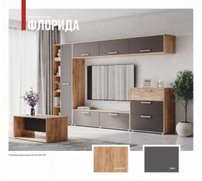 ФЛОРИДА Гостиная (модульная) дуб золотой/графит в Кунгуре - kungur.mebel24.online | фото