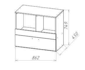 ГЕОМЕТРИЯ ГМТ.08 комод в Кунгуре - kungur.mebel24.online | фото 2