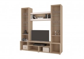 Гостиная АНТАЛИЯ (модульная) Сонома/Графит софт в Кунгуре - kungur.mebel24.online | фото 3