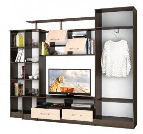 Гостиная Оскар-5 венге/дуб молочный в Кунгуре - kungur.mebel24.online | фото 2