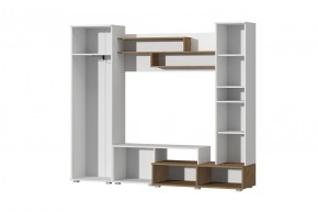 Гостиная Юна (Белый текстурный/Дуб крафт золотой) в Кунгуре - kungur.mebel24.online | фото 2