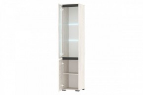 ГРЕТТА Пенал-витрина 1В1С (дуб крафт) в Кунгуре - kungur.mebel24.online | фото 2