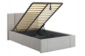 ХЛОЯ Кровать 1200 с ПМ (галька велюр) в Кунгуре - kungur.mebel24.online | фото