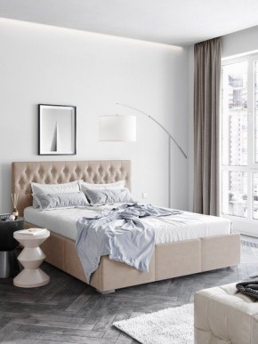 Интерьерная Кровать Октавия Бежевый 1400x2000 в Кунгуре - kungur.mebel24.online | фото