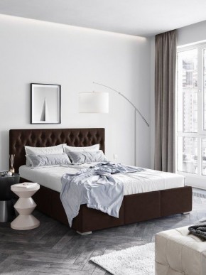 Интерьерная Кровать Октавия Коричневый  1400x2000 в Кунгуре - kungur.mebel24.online | фото