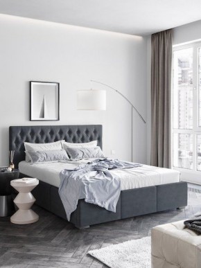 Интерьерная Кровать Октавия Серый 1400x2000 в Кунгуре - kungur.mebel24.online | фото