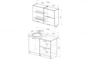 КГ "Антика" Лайт 1200 мм в Кунгуре - kungur.mebel24.online | фото 2