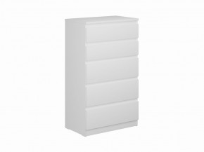 Комод КАСТОР с пятью ящиками, цвет белый в Кунгуре - kungur.mebel24.online | фото