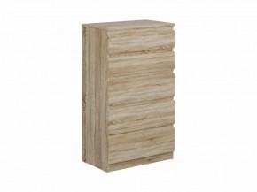 Комод КАСТОР с пятью ящиками, цвет Дуб Сонома в Кунгуре - kungur.mebel24.online | фото