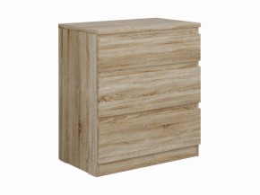 Комод КАСТОР с тремя ящиками, цвет Дуб Сонома в Кунгуре - kungur.mebel24.online | фото