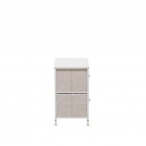 Комод Leset Линкс 2 ящ. (к/з), Каркас Белый, ящики Белые в Кунгуре - kungur.mebel24.online | фото 4