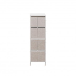 Комод Leset Линкс 4 ящ. (к/з), Каркас Белый, ящики Белые в Кунгуре - kungur.mebel24.online | фото 4