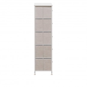 Комод Leset Линкс 5 ящ. (к/з), Каркас Белый, ящики Белые в Кунгуре - kungur.mebel24.online | фото 5
