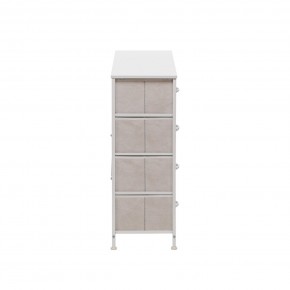 Комод Leset Линкс 8 ящ. (к/з), Каркас Белый, ящики Белые в Кунгуре - kungur.mebel24.online | фото 5