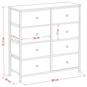 Комод Leset Линкс 8 ящиков (МДФ) в Кунгуре - kungur.mebel24.online | фото 12