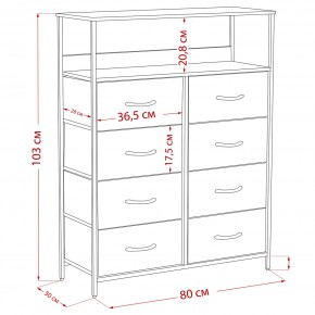 Комод Leset Локи 8 ящ. с полкой в Кунгуре - kungur.mebel24.online | фото 12
