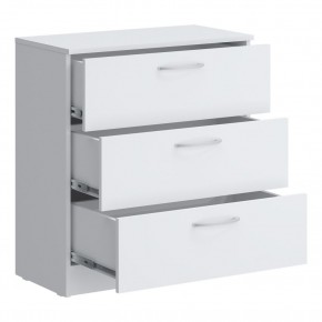 Комод мини Париж (Белый тиснение) в Кунгуре - kungur.mebel24.online | фото 2