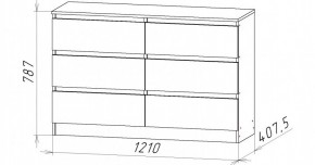 НИЦЦА-7 Комод (НЦ.07) в Кунгуре - kungur.mebel24.online | фото 3