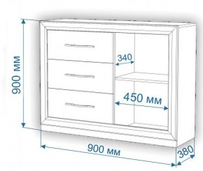 Комод Нобиле Км-120/38 ФГ в Кунгуре - kungur.mebel24.online | фото 2