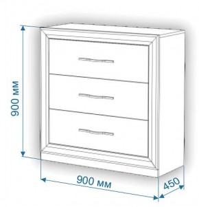 Комод Нобиле Км-90/45 в Кунгуре - kungur.mebel24.online | фото 3