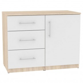 Комод "Калисто (K13)" ручка рейлинг (ДСС-Белый) в Кунгуре - kungur.mebel24.online | фото