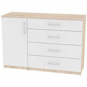 Комод "Калисто (K44)" ручка рейлинг (ДСС-Белый) в Кунгуре - kungur.mebel24.online | фото