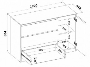 Комод Т-3Р в Кунгуре - kungur.mebel24.online | фото 4