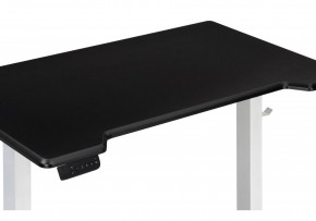 Компьютерный стол Маркос с механизмом подъема 120х75х75 черная шагрень / белый в Кунгуре - kungur.mebel24.online | фото 8