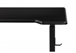 Компьютерный стол Маркос с механизмом подъема 120х75х75 черный /шагрень черная в Кунгуре - kungur.mebel24.online | фото 6