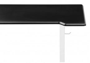 Компьютерный стол Маркос с механизмом подъема 140х80х75 черная шагрень / белый в Кунгуре - kungur.mebel24.online | фото 8