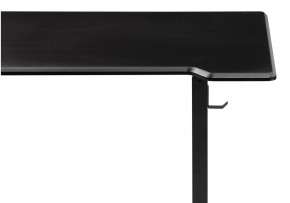 Компьютерный стол Маркос с механизмом подъема 140х80х75 черный / шагрень черная в Кунгуре - kungur.mebel24.online | фото 8