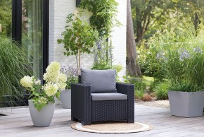 Комплект кресел Калифорния (California chair) графит в Кунгуре - kungur.mebel24.online | фото 1