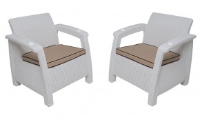 Комплект на балкон Yalta Balcony Set (Ялта) белый в Кунгуре - kungur.mebel24.online | фото 4