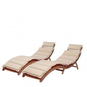Комплект шезлонги и столик AFM-803A-T133 Beige (2+1) в Кунгуре - kungur.mebel24.online | фото 2