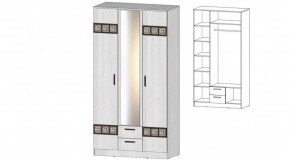 КОСТА-РИКА Шкаф 3-х створчатый (анкор светлый) в Кунгуре - kungur.mebel24.online | фото