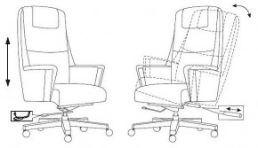 Кресло для руководителя Бюрократ _DUKE в Кунгуре - kungur.mebel24.online | фото 8