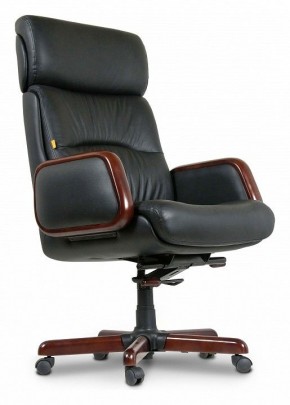 Кресло для руководителя Chairman 417 черный/орех темный, черный в Кунгуре - kungur.mebel24.online | фото 2