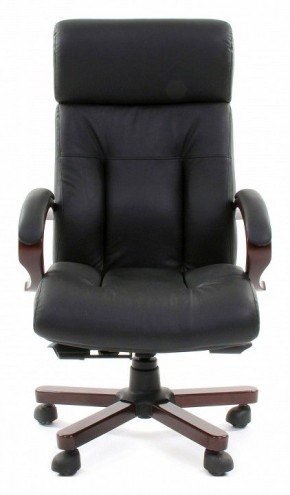 Кресло для руководителя Chairman 421 черный/орех темный, черный в Кунгуре - kungur.mebel24.online | фото 2