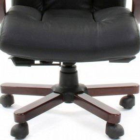 Кресло для руководителя Chairman 421 черный/орех темный, черный в Кунгуре - kungur.mebel24.online | фото 4