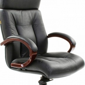 Кресло для руководителя Chairman 421 черный/орех темный, черный в Кунгуре - kungur.mebel24.online | фото 6