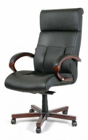 Кресло для руководителя Chairman 421 черный/орех темный, черный в Кунгуре - kungur.mebel24.online | фото 7