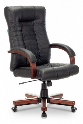 Кресло для руководителя KB-10WALNUT/B/LEATH в Кунгуре - kungur.mebel24.online | фото