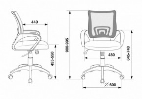 Кресло компьютерное CH-695N/BL/TW-11 в Кунгуре - kungur.mebel24.online | фото 12