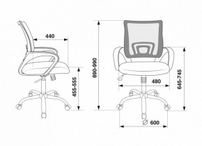 Кресло компьютерное CH-695N/SL/BLACK в Кунгуре - kungur.mebel24.online | фото 1